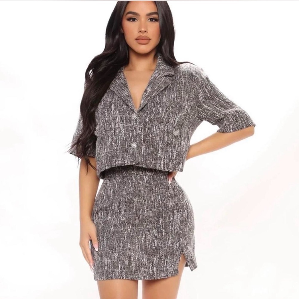 Fashion Nova Skirt Set ☑️🖤